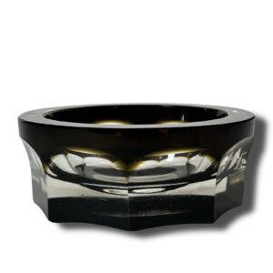 Cenicero en cristal Checo camafeo